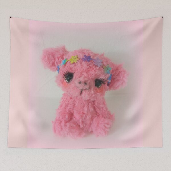 Item preview, Piglet 'Daisy Lux' Handmade teddy bear by Penny Bonser Teddy Bear Orphans designed and sold by Teddy Bear Orphans .