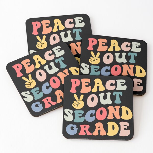 Item preview, Peace Out Second Grade Retro Vintage Teacher Kids Graduation designed and sold by Desinger12.