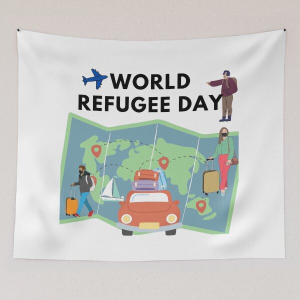 Item preview, World Refugee day designed and sold by Jaadueekala.