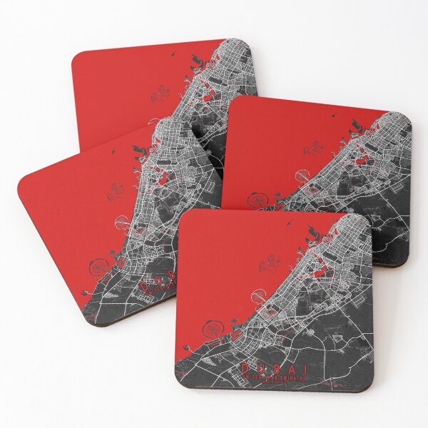 Item preview, Dubai City Map of UAE - Oriental designed and sold by deMAP.