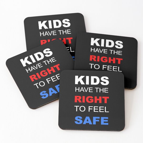 Item preview, Kids Have The Right To Feel Safe. Enough with violence and unsafe feeling in schools and elsewhere. Help stop another mass shooting and support gun control! designed and sold by NAJRAN.