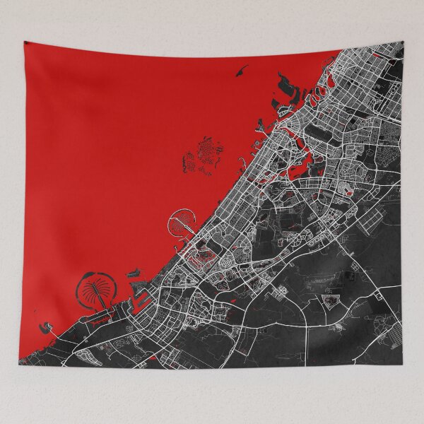 Item preview, Dubai City Map of UAE - Oriental designed and sold by deMAP.