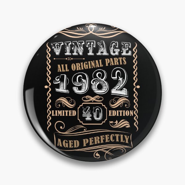 Item preview, Vintage 1982 - 40th Birthday Gift For Men designed and sold by eulonix.