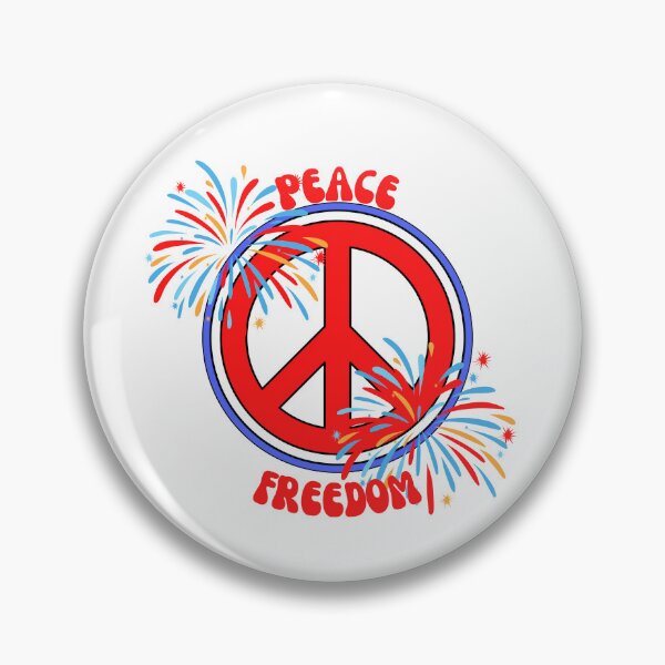 Artikelvorschau, Peace & Freedom T-Shirt für die Feierlichkeiten am 4. Juli entworfen und verkauft von beckilea.