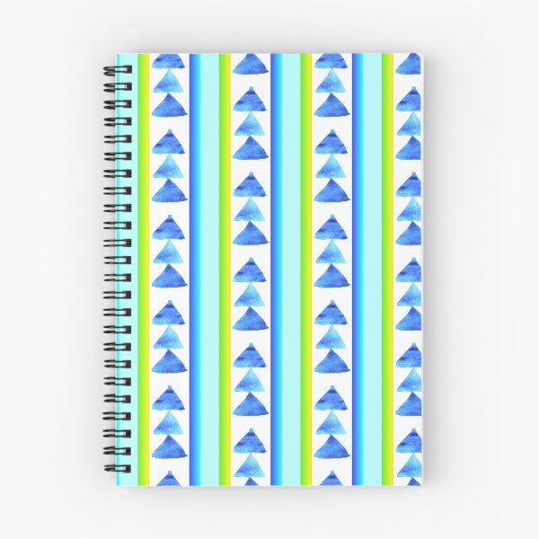 Item preview, Blue green triangle striped (vertical) designed and sold by lausn.