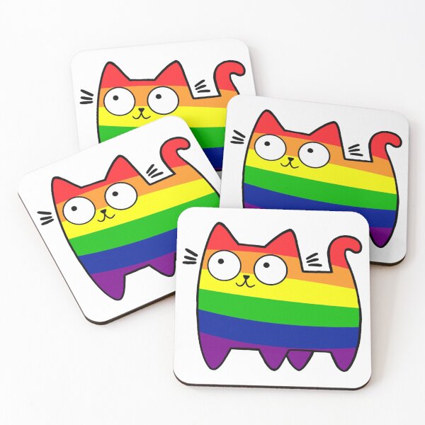 Item preview, Pride Allyship Cat  designed and sold by Design99Hill.