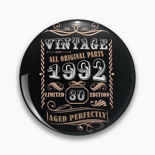 Item preview, Vintage 1992 - 30th Birthday Gift For Men designed and sold by eulonix.
