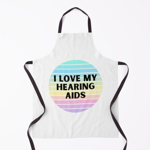 Item preview, I Love My Hearing Aids - Rainbow Circle designed and sold by Hear4theEars.