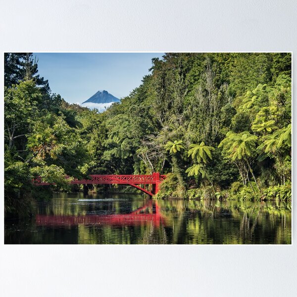 Item preview, Pukekura Park with Mt Taranaki designed and sold by Roger Neal.