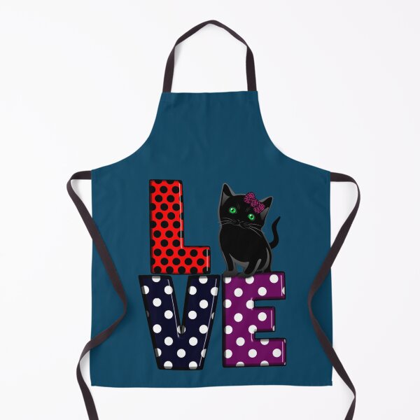Artikelvorschau, Lieben Sie Katzen-Tupfenentwurf und schwarze niedliche Miezekatze entworfen und verkauft von KeivinDEShop.