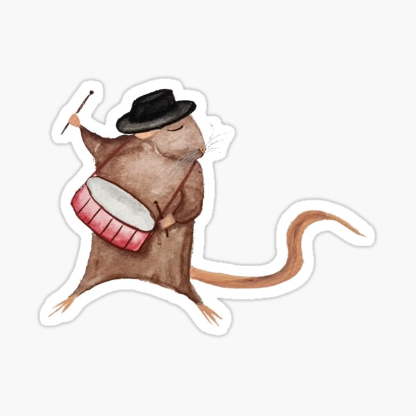 Jazz rat Sticker