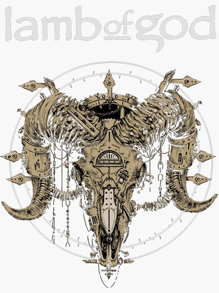 "Laid To Rest Lamb Of God Genre Death metal, Groove metal " Sticker for