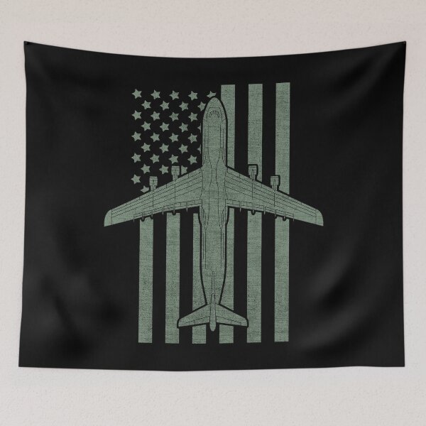 Item preview, C-5 Galaxy US Army Airlift Transport USA Military Aircraft #2309 designed and sold by Rare-Militia.