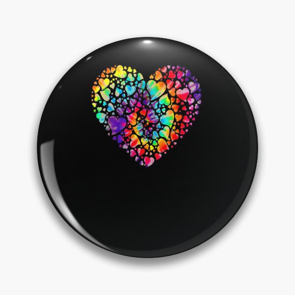 Item preview, COLORFUL TYE DYE DIE TIE HEART VALENTINE DAY designed and sold by sobriowslen.