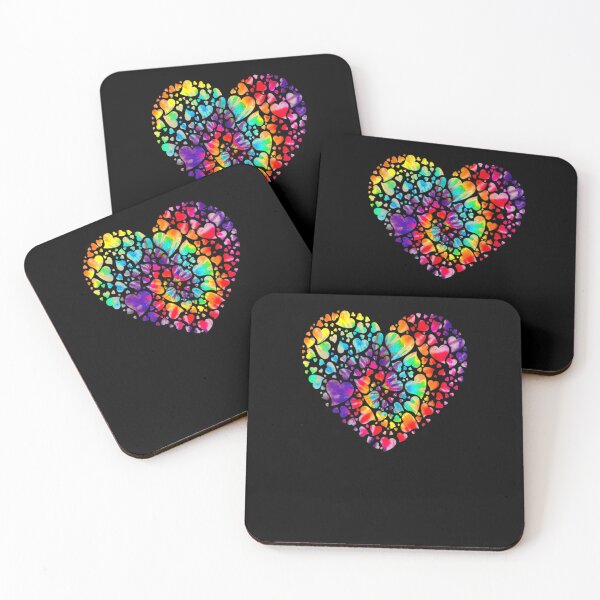 Item preview, COLORFUL TYE DYE DIE TIE HEART VALENTINE DAY designed and sold by sobriowslen.