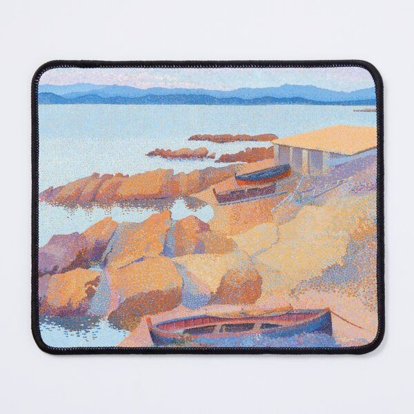 Item preview, Calanque des Antibois 1891–1892 painting in high resolution by Henri-Edmond Cross designed and sold by TeeARTHY.