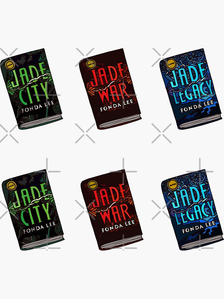 "Jade City books" Sticker for Sale by lalashellsArt Redbubble