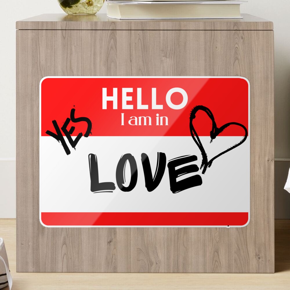 INDIGOS UG Autocollant Décoratif Pour Téléphone Portable Avec Inscription En Allemand "I Love Oskar" 70 Mm | Autocollants