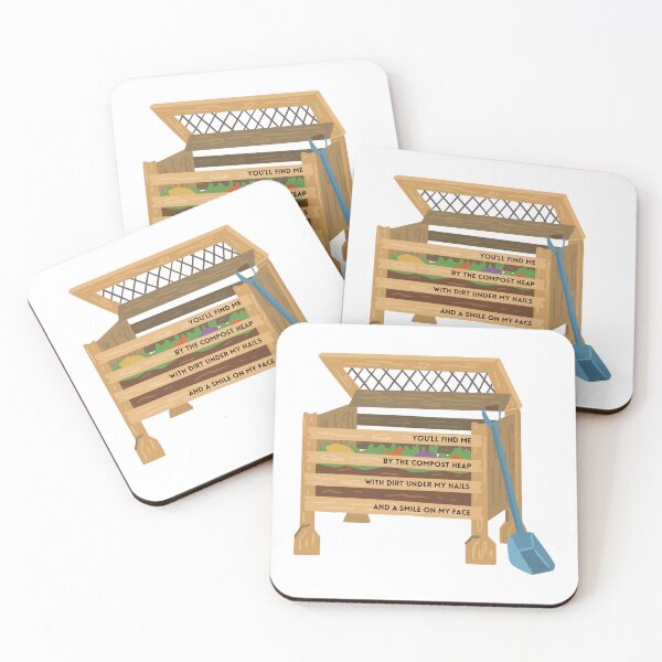 Item preview, You'll Find Me By The Compost Heap  designed and sold by LittleLeafMicro.