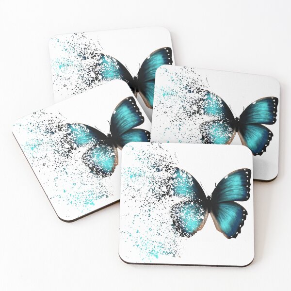 Item preview, shattered Blue Morpho Butterfly designed and sold by bettiena.
