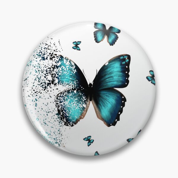 Item preview, shattered Blue Morpho Butterfly designed and sold by bettiena.
