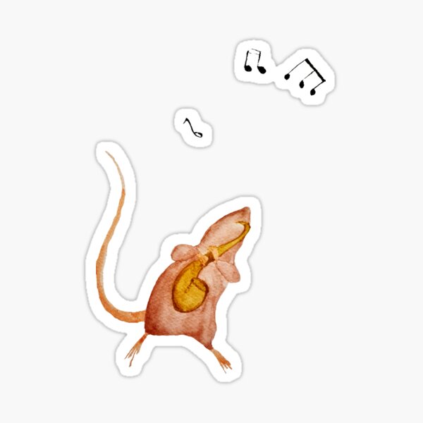 Jazz rat Sticker