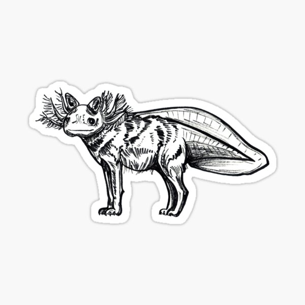 Axolote Sticker