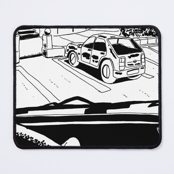 Item preview, The Car - black and white designed and sold by NunoNevesComics.