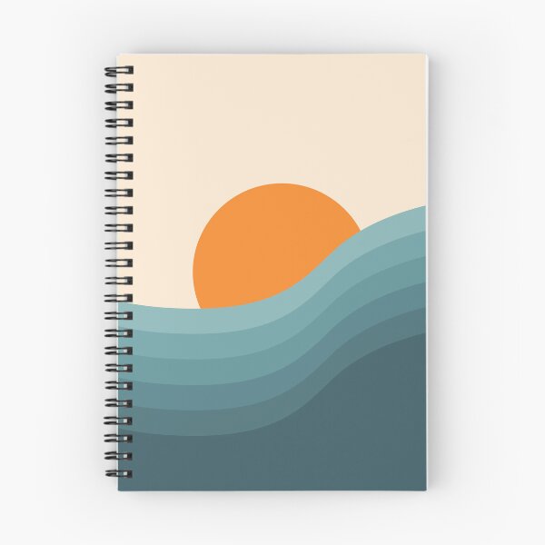 Item preview, Retro style abstract sunset landscape designed and sold by BattaAnastasia.