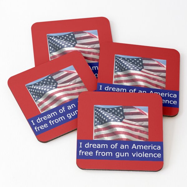 Item preview, I dream of an America free from gun violence patriotic design  designed and sold by Rachel the Artist .