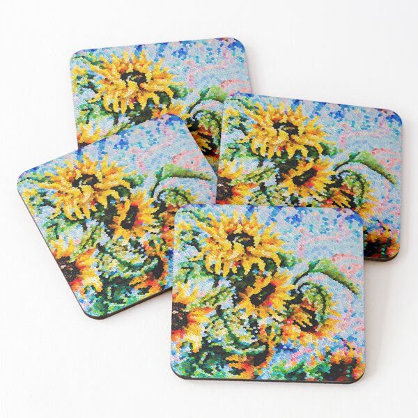 Item preview, Sunflowers oil painting Linkupism Game of Shades  designed and sold by MariDaniArt.