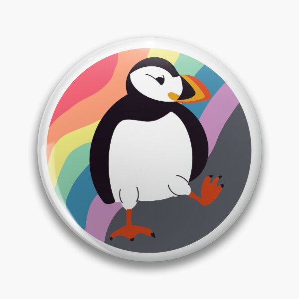 Item preview, Rainbow Puffin designed and sold by kjenky.