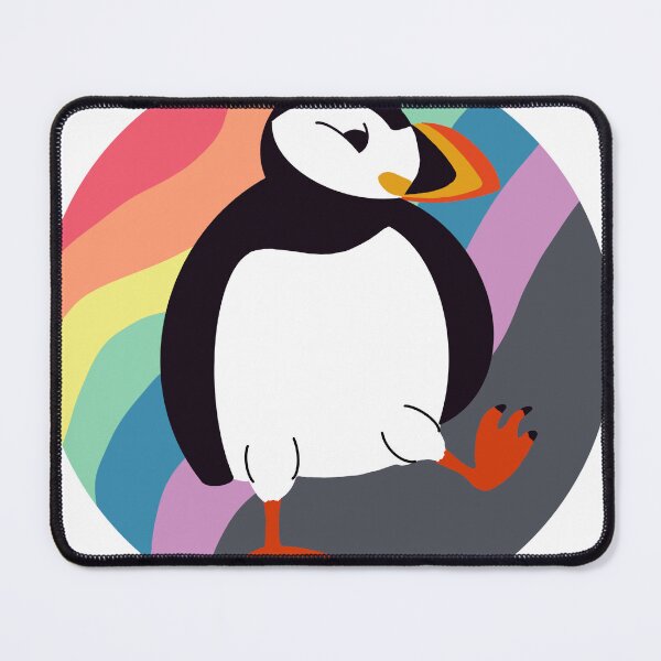 Item preview, Rainbow Puffin designed and sold by kjenky.