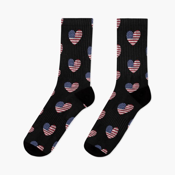 Item preview, Cool distressed design of the US Flag within a heart designed and sold by Rhu Creations.