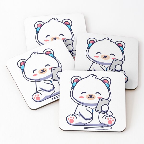 Item preview, Cute Bear Listening a Music designed and sold by yudauh65.