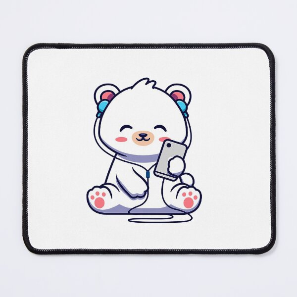 Item preview, Cute Bear Listening a Music designed and sold by yudauh65.