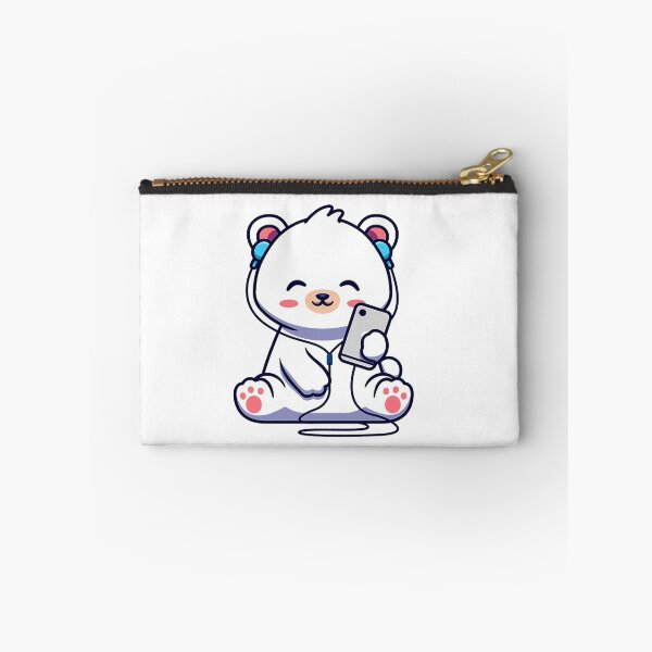 Item preview, Cute Bear Listening a Music designed and sold by yudauh65.