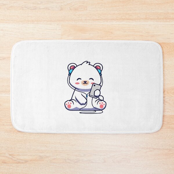 Item preview, Cute Bear Listening a Music designed and sold by yudauh65.