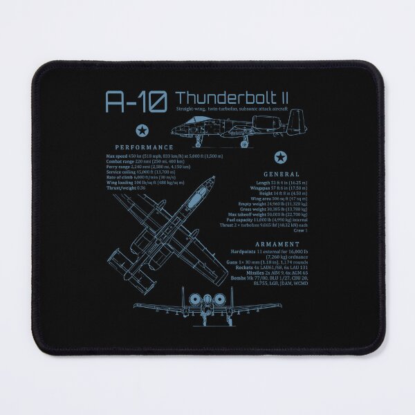 Item preview, A-10 Thunderbolt US Army Transport USA Military Aircraft Blueprint #2315 designed and sold by Rare-Militia.