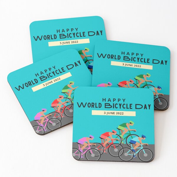 Item preview, Happy world bicycle day designed and sold by Jaadueekala.