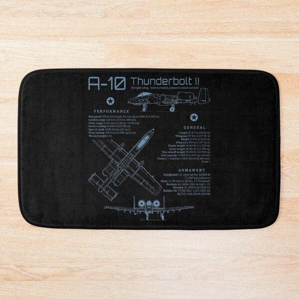 Item preview, A-10 Thunderbolt US Army Transport USA Military Aircraft Blueprint #2315 designed and sold by Rare-Militia.