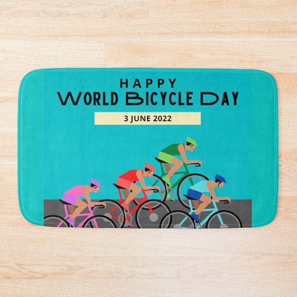 Item preview, Happy world bicycle day designed and sold by Jaadueekala.