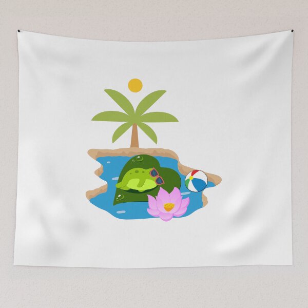 Item preview, Frog at the beach designed and sold by Fudoitga.