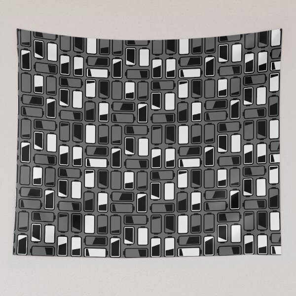 Item preview, Icons batteries in black white on a gray background designed and sold by PicturePatty.