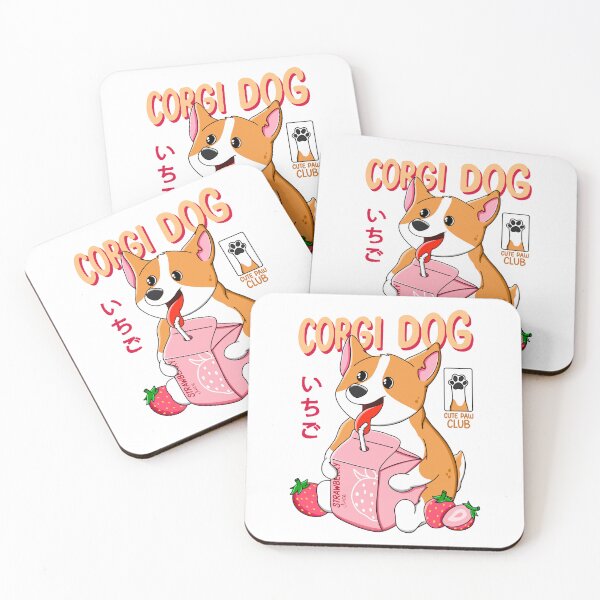 Item preview, Corgi Strawberry Juice designed and sold by Kimprut.