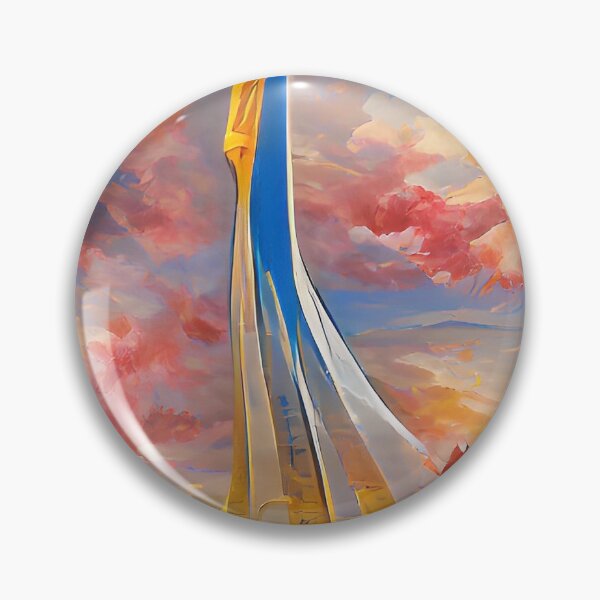 Item preview, Ukrainian Monument Abstract Art designed and sold by Visual-Fantasy.