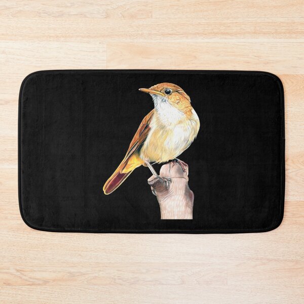 Item preview, Nightingale Songbird On Blue Classic T-Shirt designed and sold by cherlynd2k.