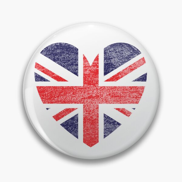 Item preview, Cool distressed design of the British Flag within a heart designed and sold by Rhu Creations.