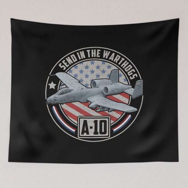 Item preview, Send in Warthogs A-10 Thunderbolt US Jet Military Aircraft #2313 designed and sold by Rare-Militia.