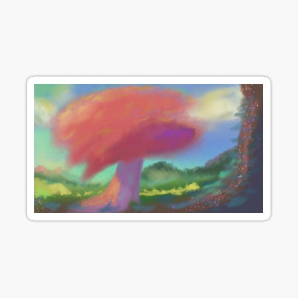 The tree of joy Sticker
